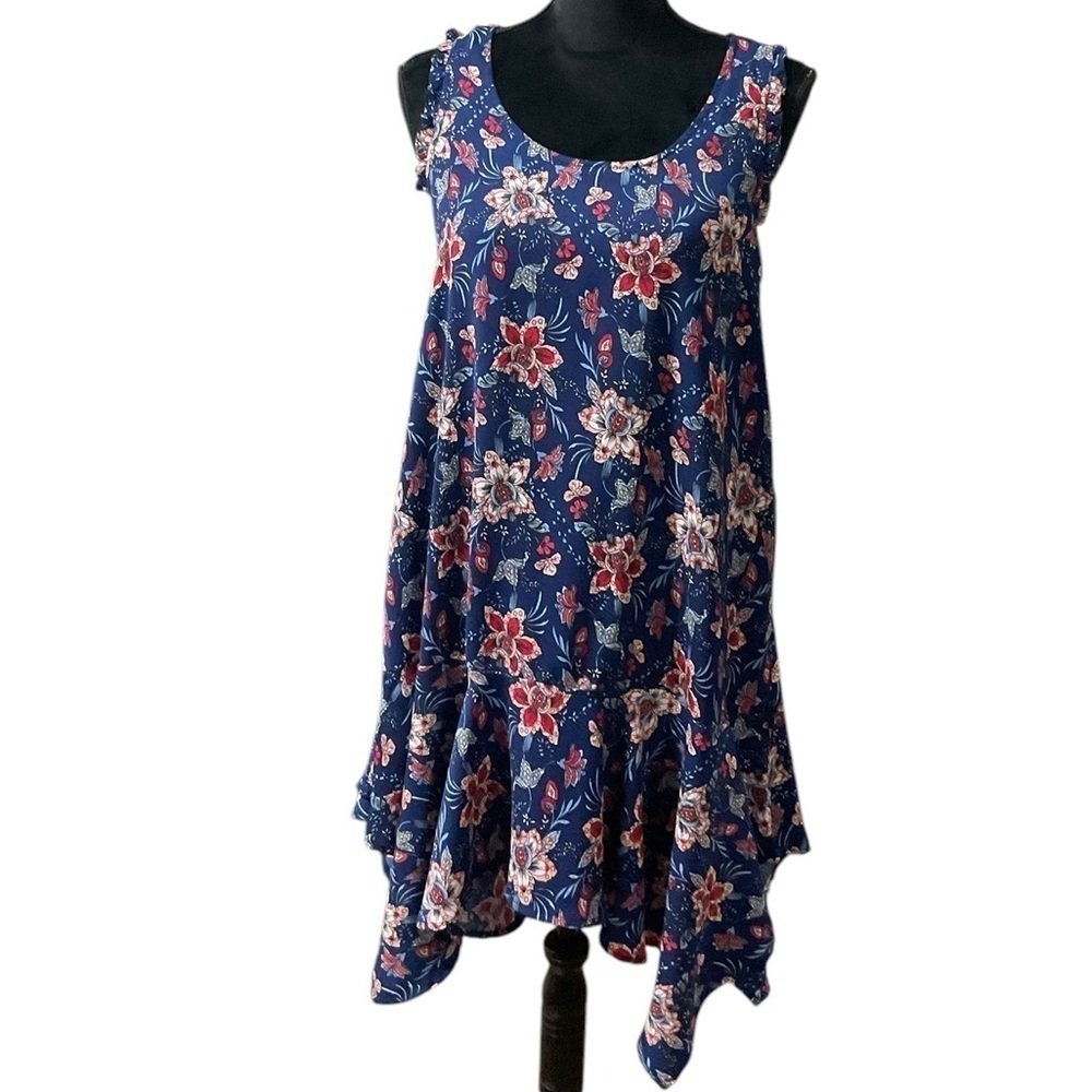 Altar’d State Sleeveless Tank Style Lined Floral Dress Size Small